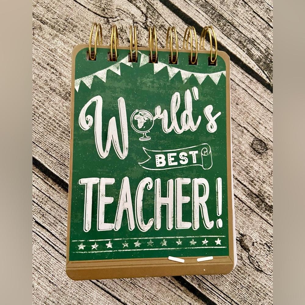 NWT! Cute spiral notepad for teachers